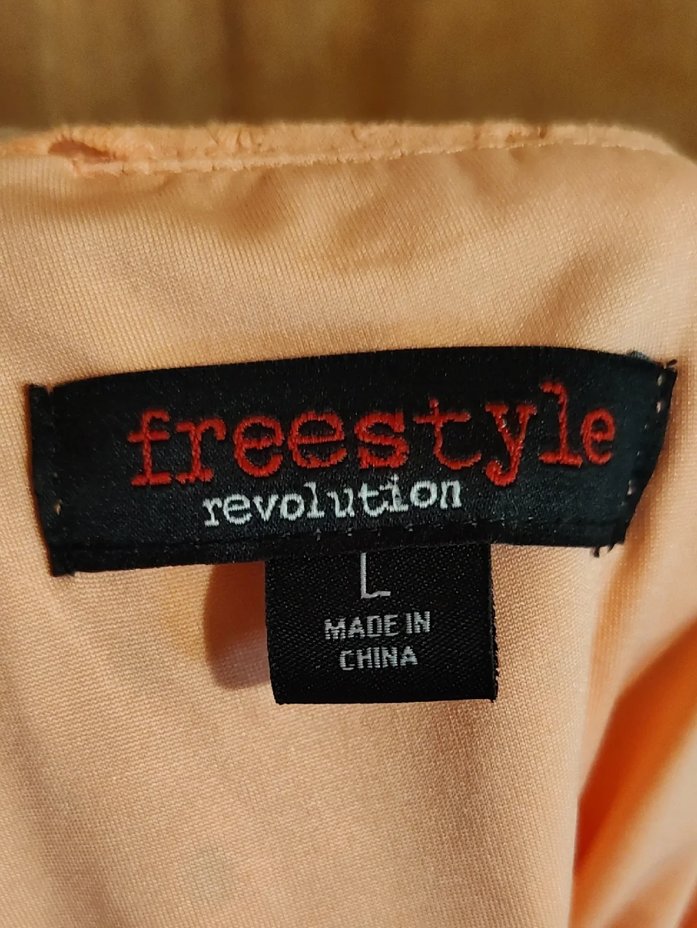Freestyle Revolution Eyelet Skater Skirt Orange Cotton Pleated Beachy Surfer Lrg